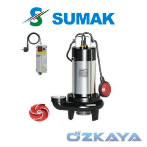 Sumak SDF 18/2-Y Az Kirli Su Dalgıç Pompası 1,5 Hp